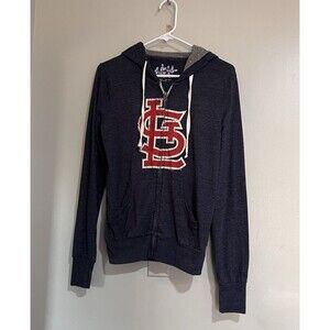 Alyssa Milano ST Louis Cardinals Hoodie Zip Up Jr Medium